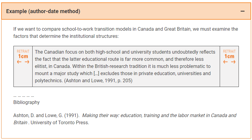 Example (author-date method) 13