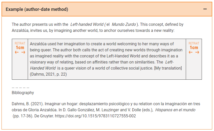 Example (author-date method) 15